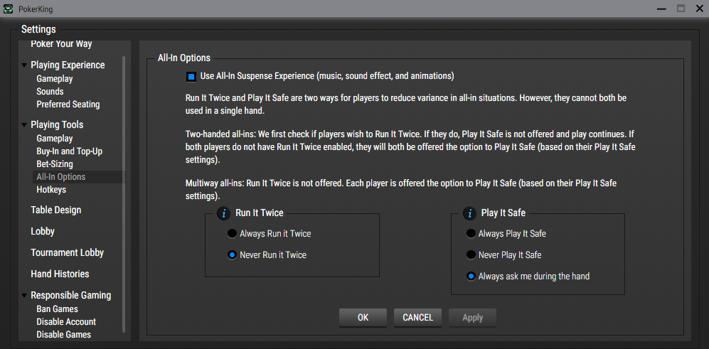 Poker Now - What is the run it twice feature?